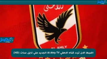 اضبط الآن تردد قناة الأهلي Al Ahly TV الجديد على نايل سات (HD)